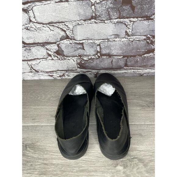 Petrucha Handmade Black Leather Slip On Casual Flats Shoes Women’s 41EU/10.5M US - Picture 5 of 16